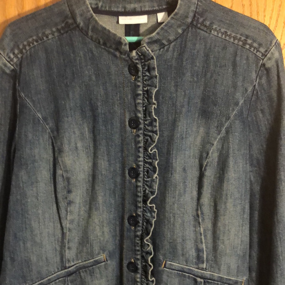 New York Company & Co. Jean Jacket XL - Picture 4 of 6